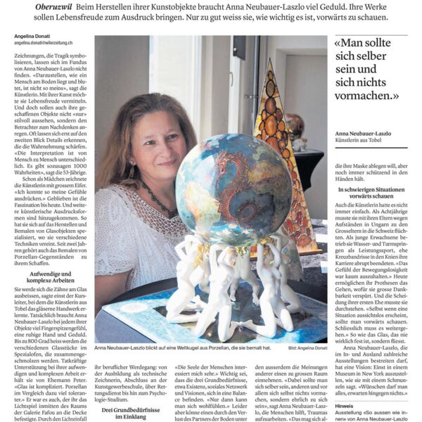 Wiler Zeitung / In sich selbst hineinschauen