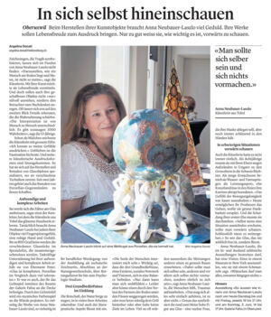 Wiler Zeitung / In sich selbst hineinschauen
