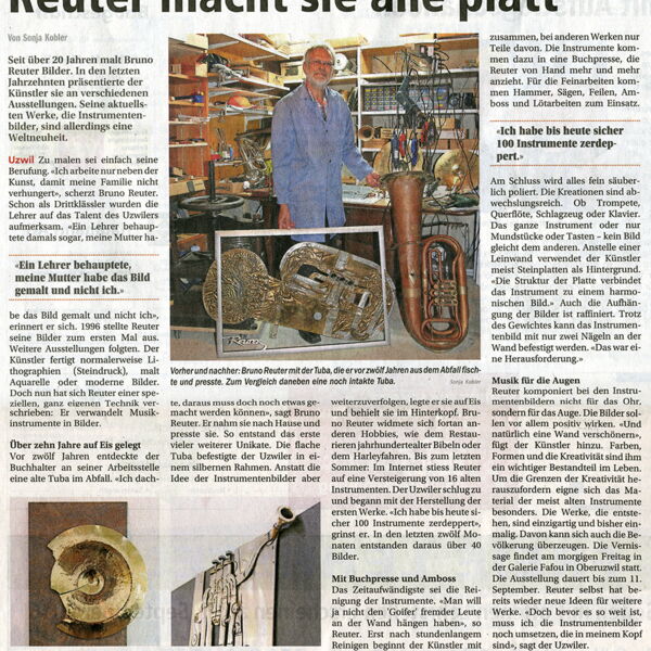 Wiler Nachrichten / Reuter macht sie alle platt