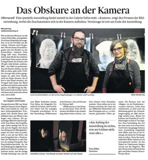 Wiler Zeitung / Das obskure an der Kamera