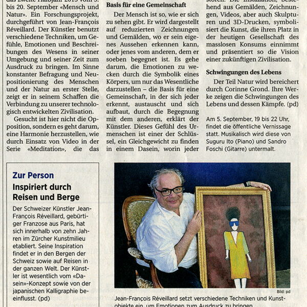 Wiler Zeitung / Der Mensch von morgen