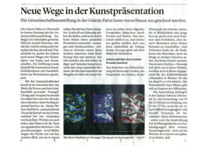 Wiler Zeitung / Inspiriert vom Leben und von Corona