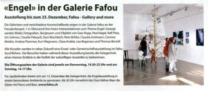 DZMagazin / Engel in der Galerie Fafou