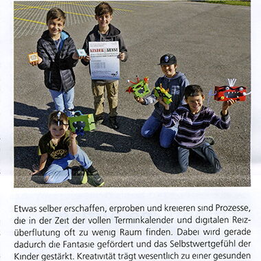 Mitteilungsblatt Oberuzwil / Kinderkunst in der Galerie Fafou