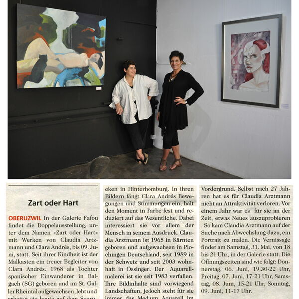 Wiler Nachrichten / Zart oder Hart von Clara Andrés & Claudia Arztmann