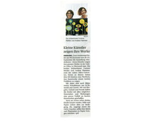 Wiler Zeitung / Kleine Künstler zeigen ihre Werke