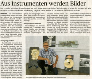 Wiler Zeitung / Aus Instrumenten werden Bilder