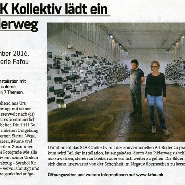 DZMagazin / Das SLAK Kollektiv lädt ein zum Pilderweg