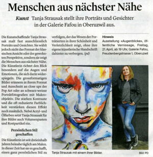 Wiler Zeitung / Menschen aus nächster Nähe
