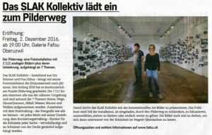 DZMagazin / Das SLAK Kollektiv lädt ein zum Pilderweg