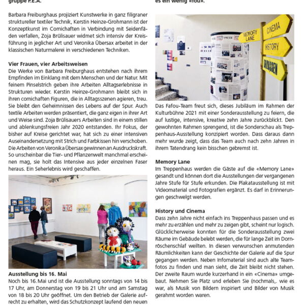 Mitteilungsblatt Oberuzwil / Sinn und Sein - 10 Jahre Fafou