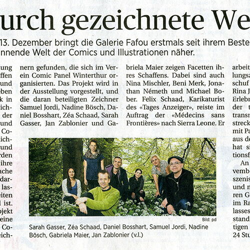 Wiler Zeitung / Reise durch gezeichnete Welten