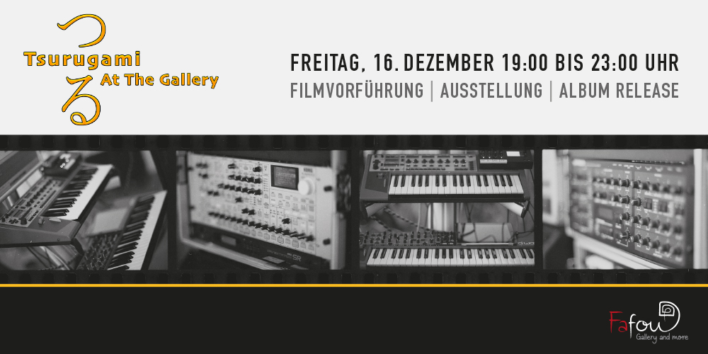 Anlass Tsurugami at the gallery